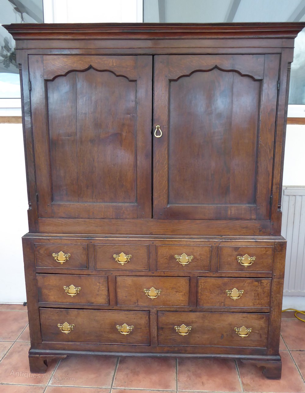 Country Oak Press Cupboard 1730 Antiques Atlas