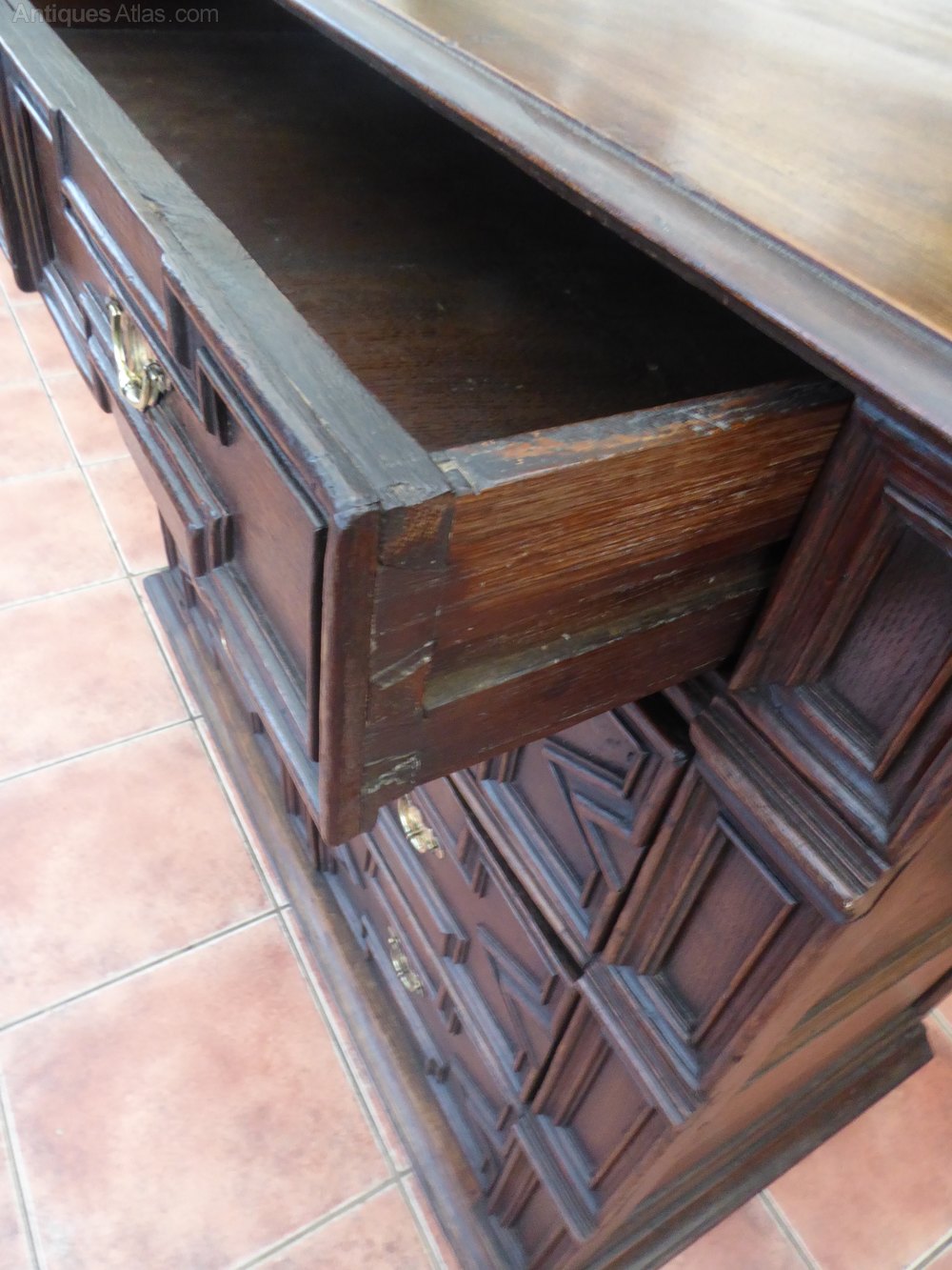 Chest Of Drawers 1690 Country Oak 4 Drawer Antiques Atlas