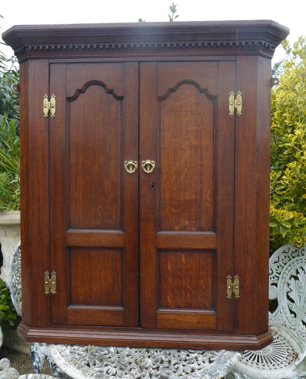 Country Oak Corner Cupboard 1760 Spice Drawers Antiques Atlas