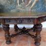 Gillows of Lancaster library table oak large 