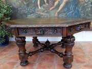 Gillows Of Lancaster Library Table Oak Large 
