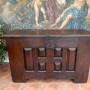 Large Coffer With Key Country Oak  1630 