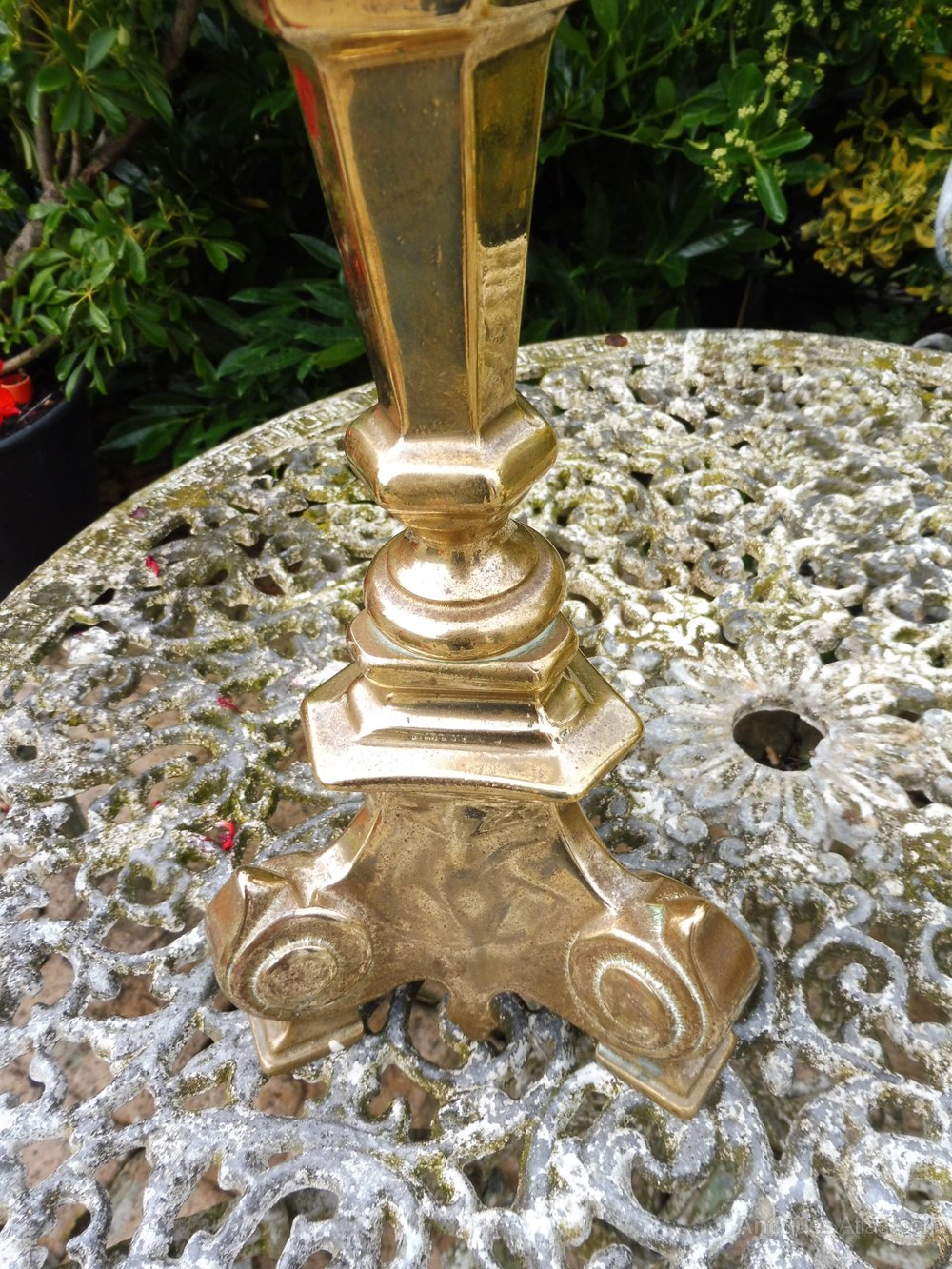Antiques Atlas Large Pair Of Brass Church Pricket Candlesticks