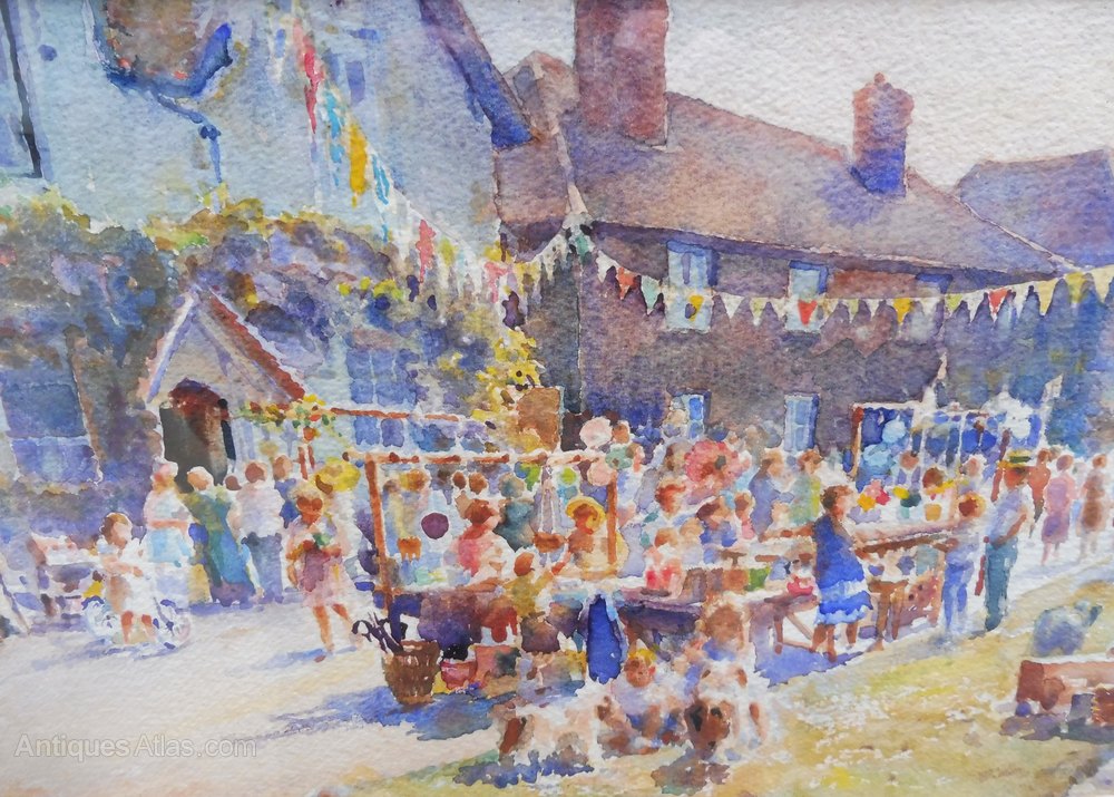 Antiques Atlas Quality Street Merstham Artist C G Grey