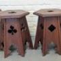 A Set of Arts and Crafts Oak Tables.