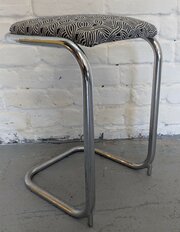 PEL Chrome Stool.