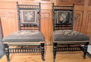 Pair Of Aesthetic Movement Nursing Chairs