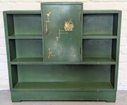Small Painted Modernist Bookcase.