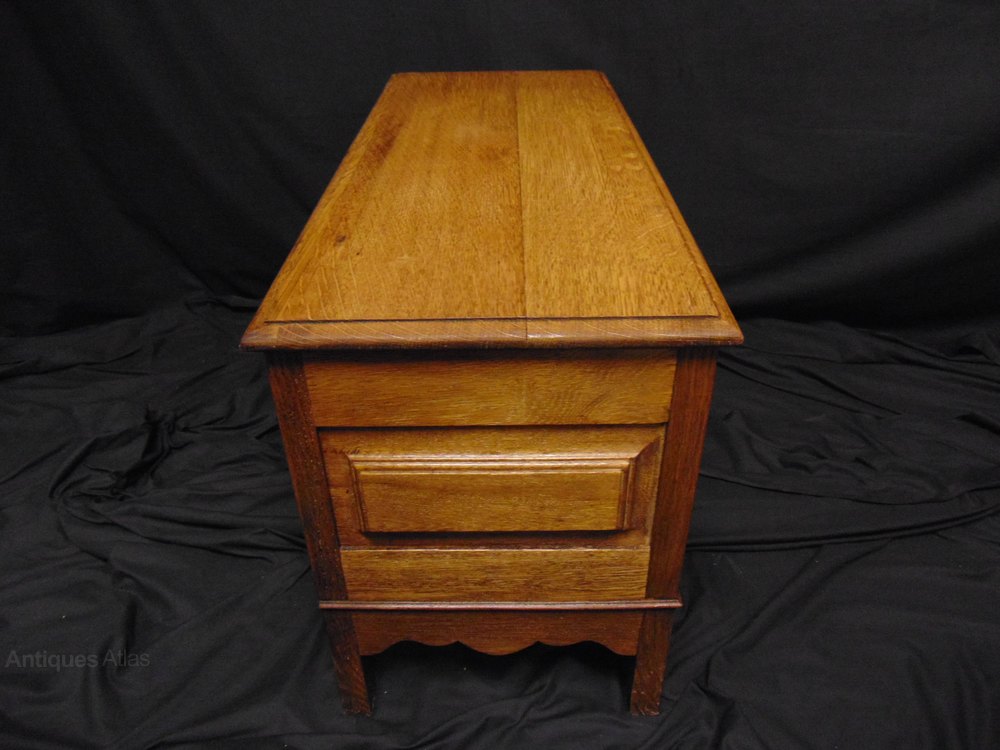 Early 20thC Oak Ottoman/Blanket Chest Antiques Atlas