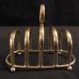 Hallmarked George V Silver 4 Division Toast Rack