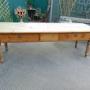 Pitch Pine Farmhouse Harvest Table, Kitchen Table