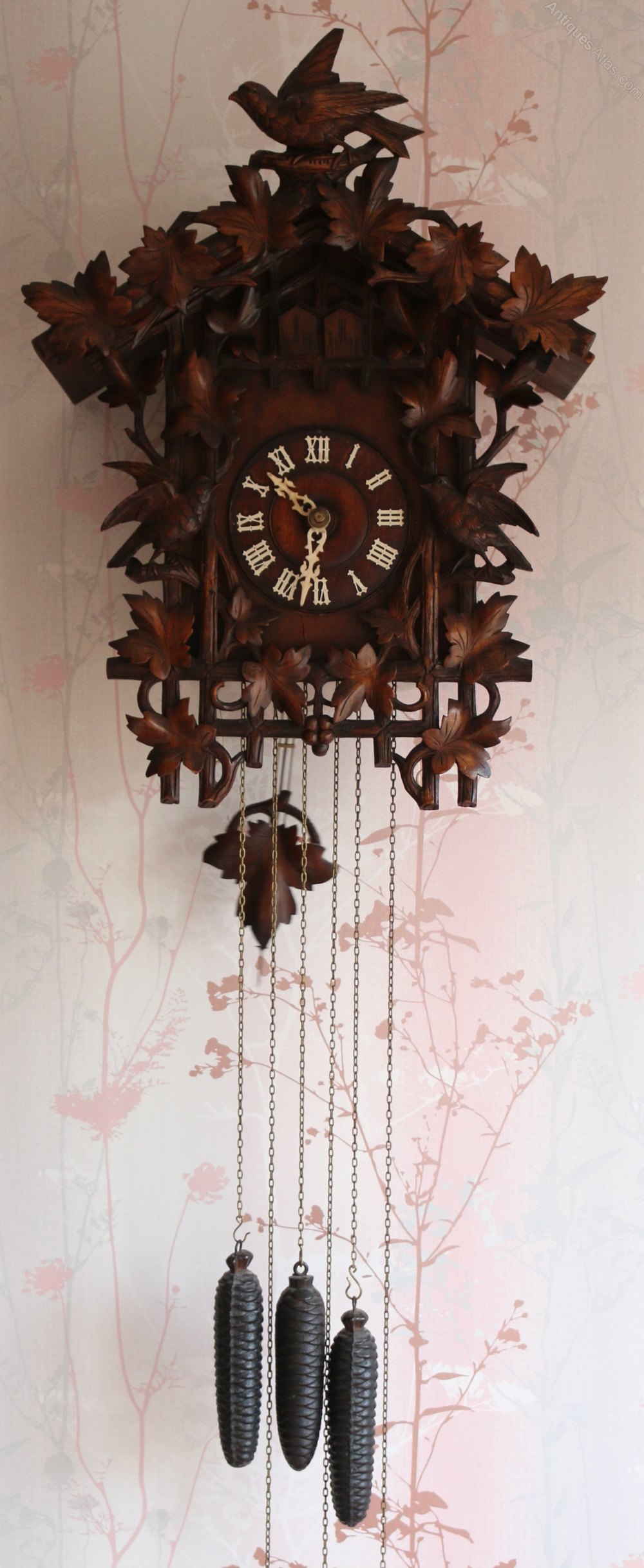 Antiques Atlas Cuckoo & Quail Wall Clock By Gordian Hettich Sohne
