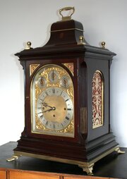 Dent London Triple Fusee Bell & Gong Bracket Clock