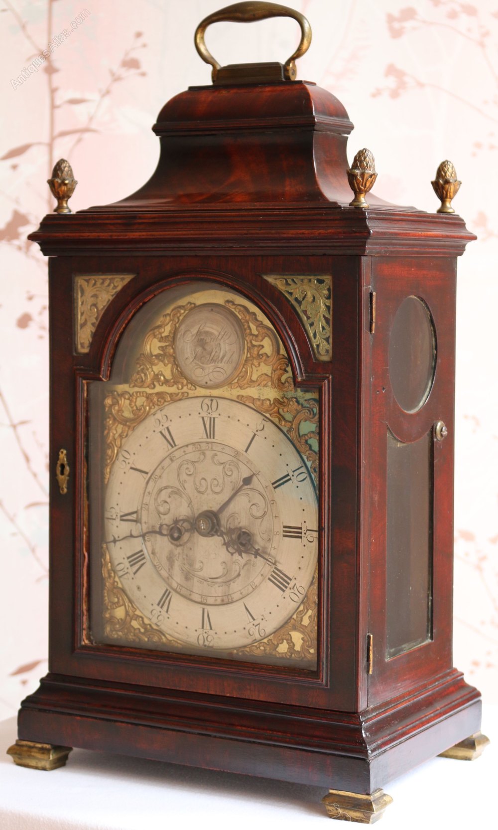 Antiques Atlas III Mahogany Verge Table Clock 1780