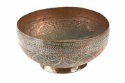 19th Century Indian Copper Bowl