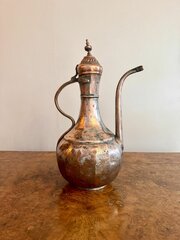  19th Century Middle Eastern Copper Coffee Pot