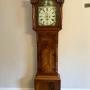  19th Century mahogany arch dial longcase clock 