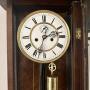 19th century wall clock  Walnut wall clock
