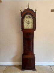 Antique 18th Century Mahogany Long Case Clock 