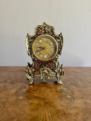  Antique 19th Century French Boulle Mantle Clock 