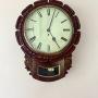 Antique 19th Century Mahogany Drop Dial Wall Clock