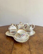 Antique 19th Century Porcelain Breakfast Set 