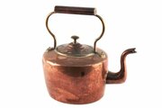 Antique Copper And Brass Kettle