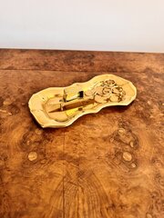 Antique Edwardian Brass Candle Snuffers & Tray