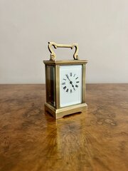 Antique Edwardian Brass Carriage Clock