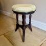 Antique Edwardian mahogany revolving piano stool
