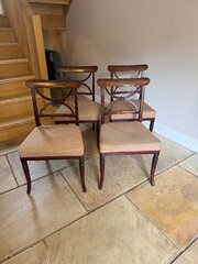 Antique Regency Mahogany Dining Chairs 