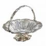 Antique Silver Plated Cake Basket