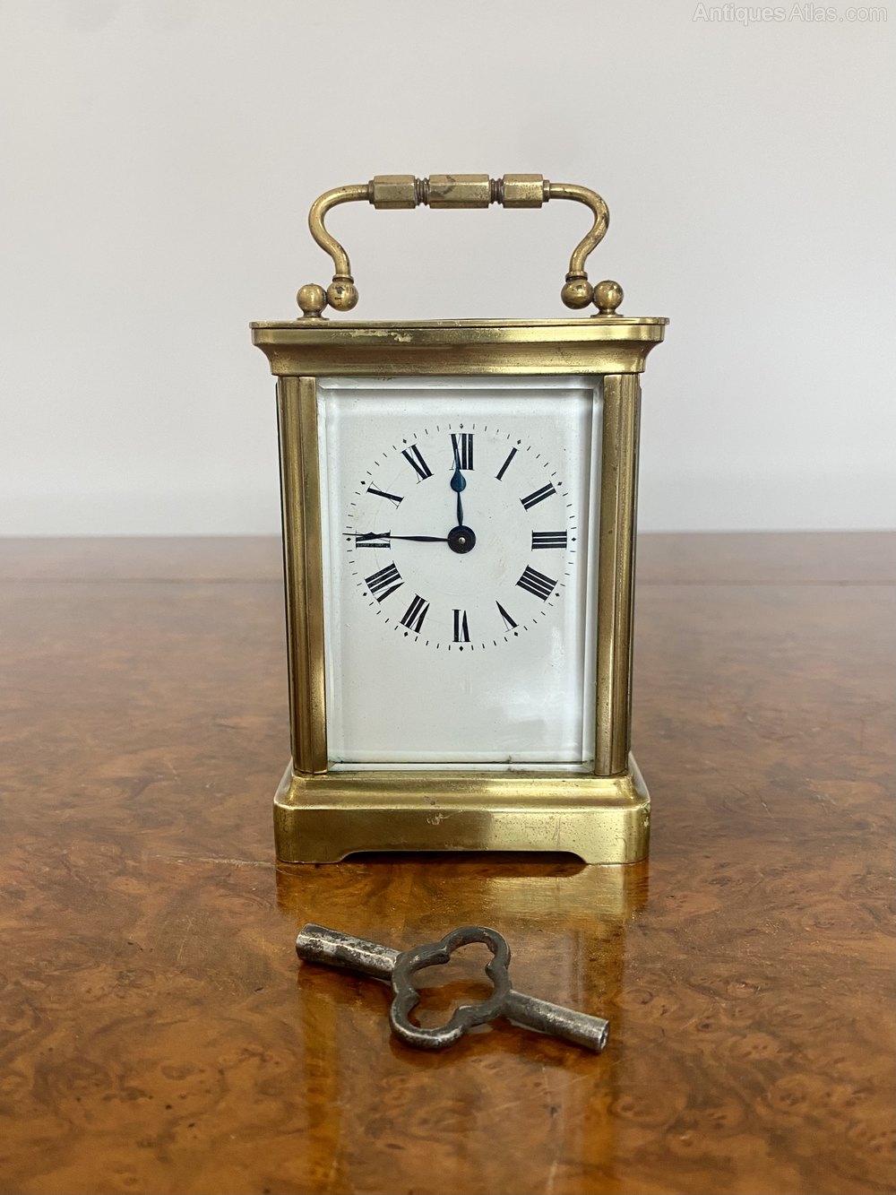 Antiques Atlas - Antique Victorian Quality French Brass Carriage Clock