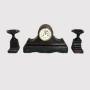 Antique Victorian Quality Marble Clock Set