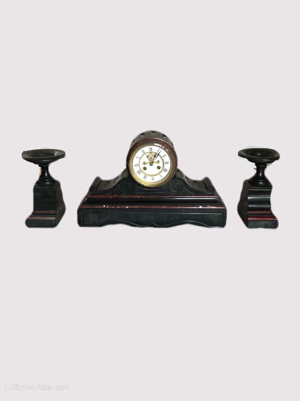 Antiques Atlas Antique Victorian Quality Marble Clock Set