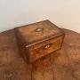 Antique Victorian Tunbridge ware vanity box 