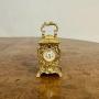Antique Victorian miniature carriage clock