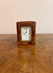 Antique Victorian Quality Brass Carriage Clock