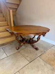Antique Victorian Rosewood Centre Table
