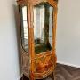 Antique Kingwood And Gilt Mounted Vitrine Cabinet 