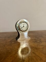 Antique Silver Hallmarked Mantle Clock
