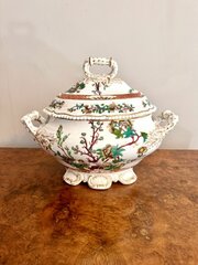 Charming Antique Victorian Large Porcelain Tureen 