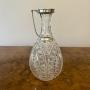 Fantastic antique Edwardian silver collar decanter