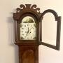 Antique arch dial long case clock  George lll long case clock