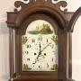 Mahogany arch dial long case clock