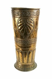  Large Antique Brass Stick Or Umbrella Stand