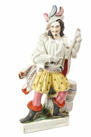 Large Antique Staffordshire Figure Of Will Watch