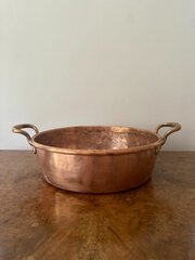 Large Antique 19th Century Copper Pan 