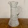 Large antique Edwardian cut glass jug 