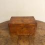 Walnut tea caddy